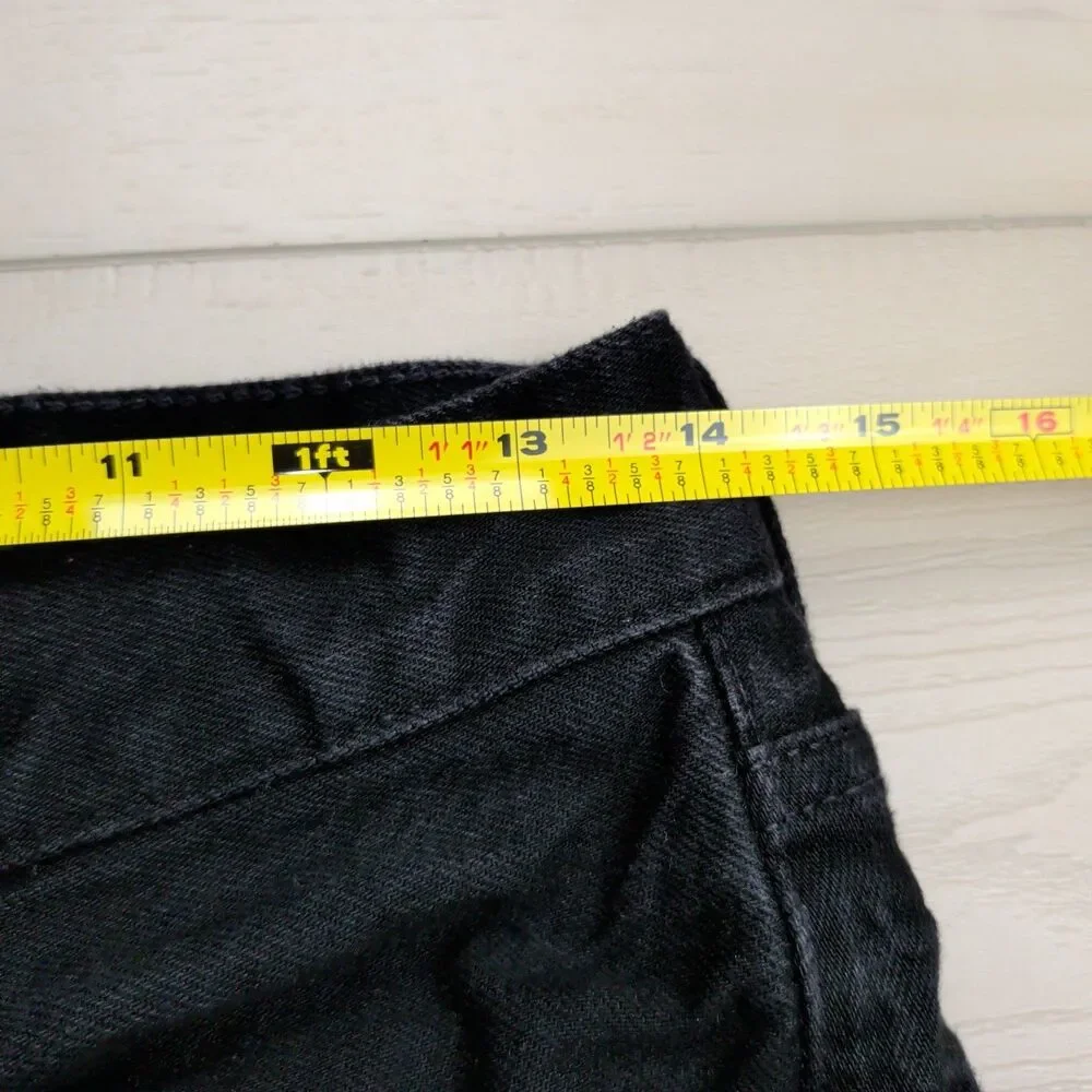 Buck Mason Jeans Mens 28x31 Black‎ Maverick Slim Fit Japanese Denim Button Fly